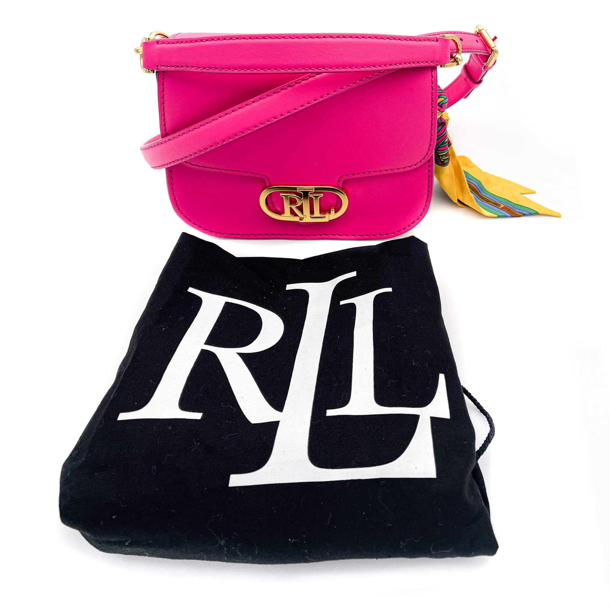 AdDiore Crossbody Pink Leather