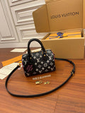 M46088 Speedy Bandouliere 20 Bag ROSE BLACK WHITE