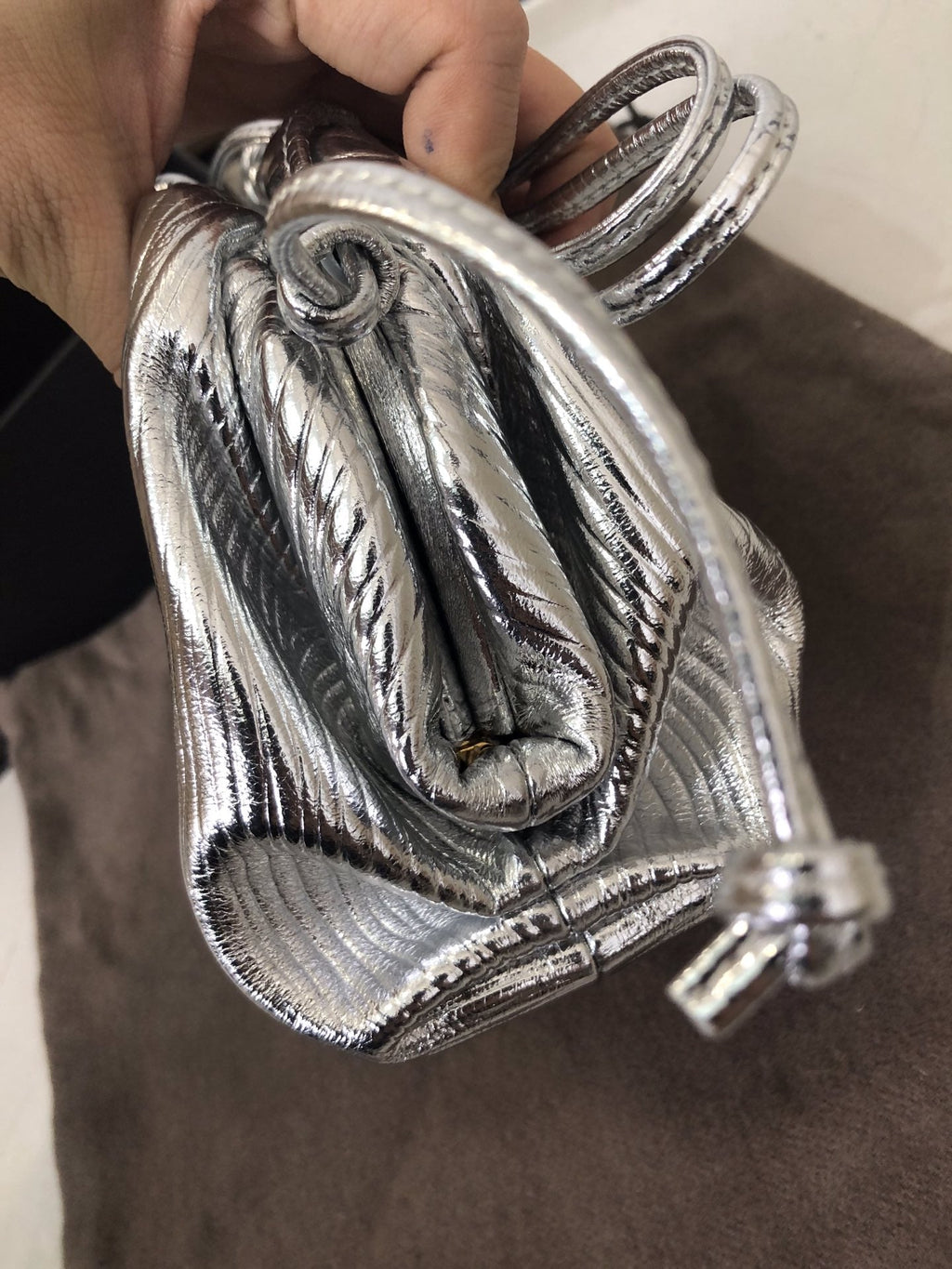 GLAMI Clutch Sliver, For Women, Bags 8.7in/22cm