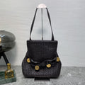 Intrecciato Shoulder Bag Purple, For Women, Women Bags 10.2in/26cm