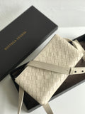 Bottega Veneta Crossbody Bag White, For Women, Bags 10.2in/26cm