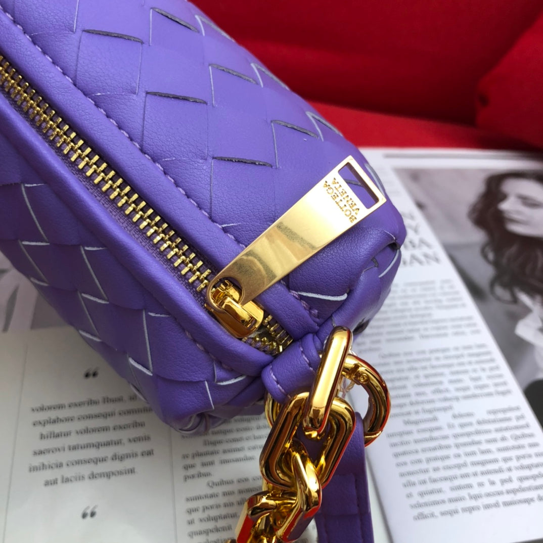 Bottega Veneta Crossbody Bag Violet, For Women, Bags 9.4in/24cm