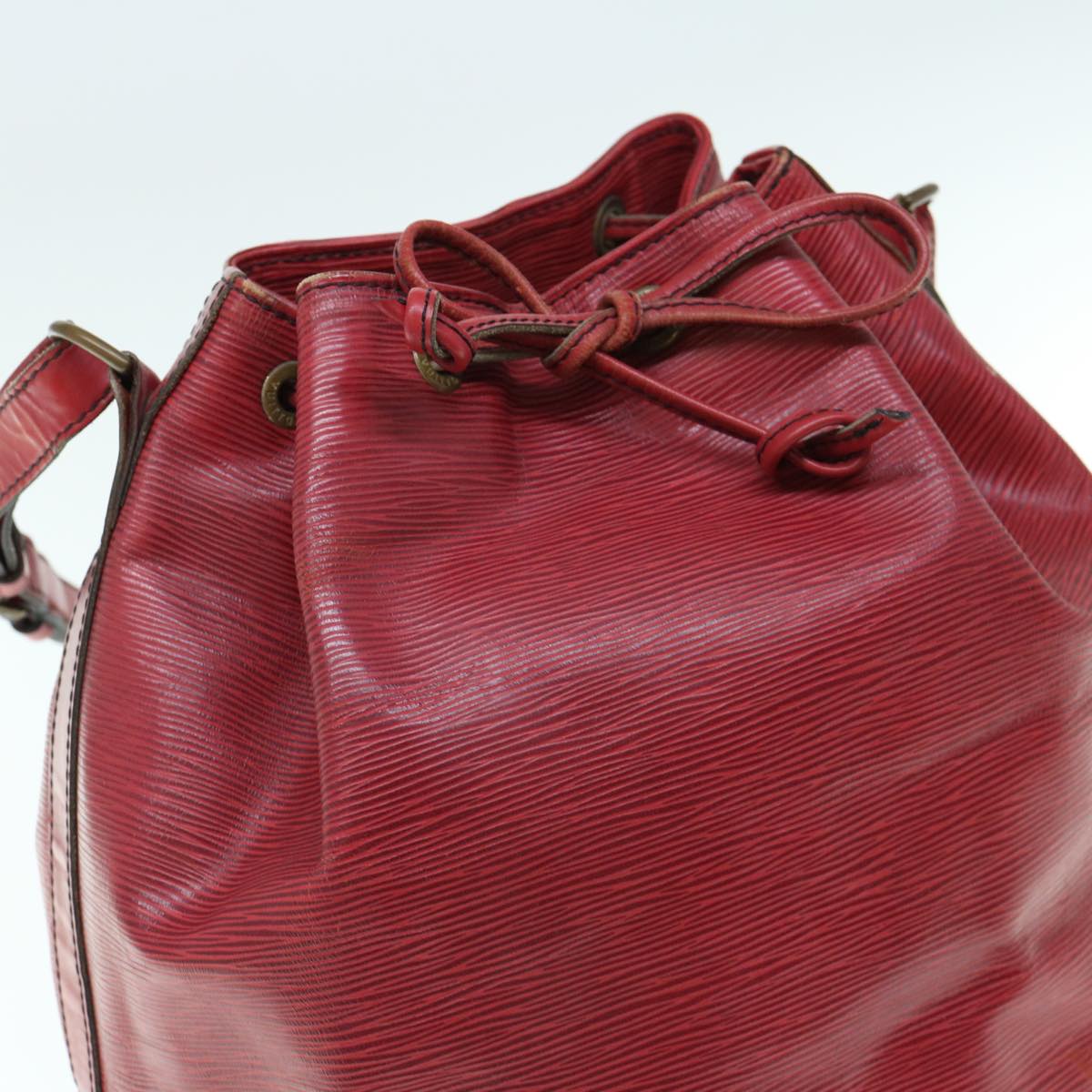 LOUIS VUITTON Epi Noe Shoulder Bag 1:1 Rep Red M44007 LV Auth th4423