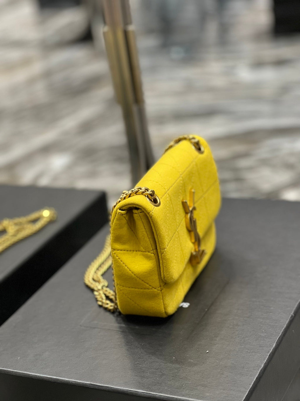 Top Quality Jamie Mini Chain Bag Yellow For Women, Women’s Bags 6.9in/17.5cm YSL