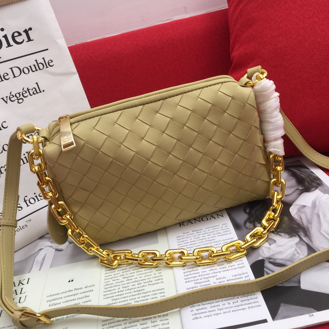 Bottega Veneta Crossbody Bag Beige, For Women, Bags 9.4in/24cm