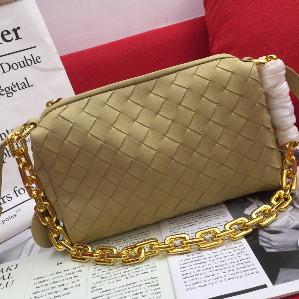 Bottega Veneta Crossbody Bag Beige, For Women, Bags 9.4in/24cm