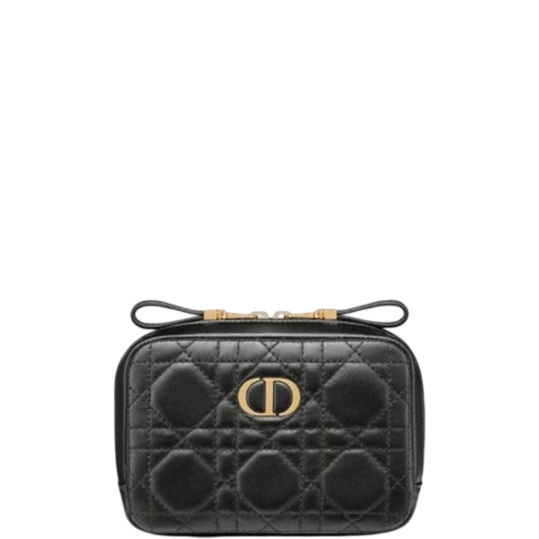 dir SMALL CARO ZIPPED POUCH BLACK CANNAGE  S5045UNSQ M900