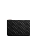 Chanel CHL POUCH CLASSIC BLACK LEATHER CLUTCH A82545