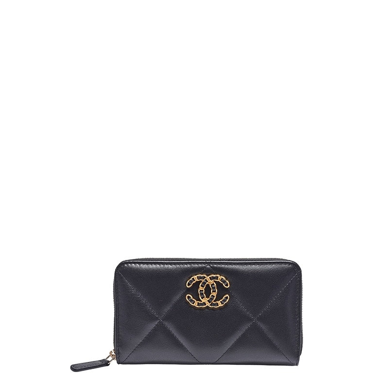 Chanel CHL RED BLACK WALLET 16.5CM