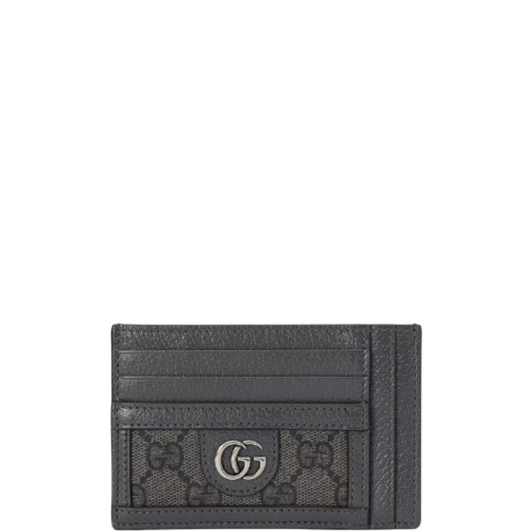 Gucci OPHIDIA CARD CASEGREY AND BLACK 11CM 732018 UULBN 1244