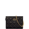 dir CARO ZIPPED POUCH WITH CHAIN BLACK S5106UWHC_M900