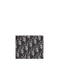 dir WALLET BEIGE AND BLACK OBLIQUE JACQUARD 11CM 2OBBH027YSE H05E