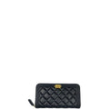 Chanel CHL BOY LONG ZIPPED WALLET WITH GOLD HARDWARE BLACK 19.4CM