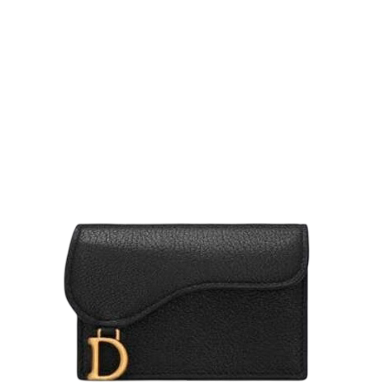 dir SADDLE FLAP CARD HOLDER BLACK SKIN S5611CCEH_M900