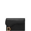dir SADDLE FLAP CARD HOLDER BLACK SKIN S5611CCEH_M900