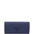 PR SAFFIANO MONOCHROME FLAP LONG WALLET FULL NAVY BLUE 19CM 1MH132 ZLP F061H