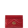 Gucci MARMONT CARD CASE 10CM RED 443127 DTD1T 6433