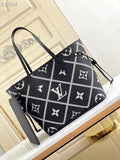 Louis Vuitton Neverfull MM Monogram Empreinte Black For Women,  Tote Bags 12.2in/31cm Louis Vuitton M46040