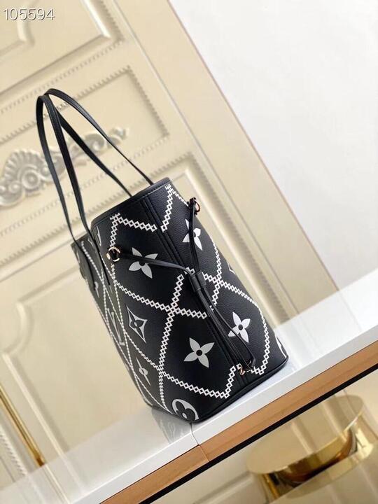 Louis Vuitton Neverfull MM Monogram Empreinte Black For Women,  Tote Bags 12.2in/31cm Louis Vuitton M46040