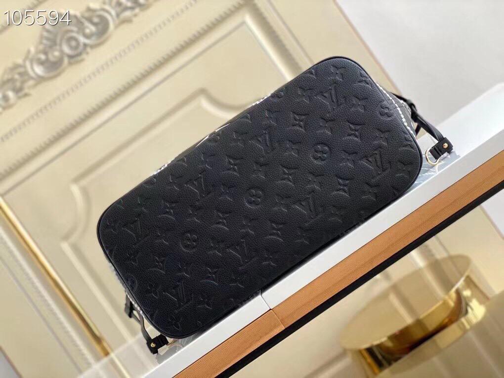 Louis Vuitton Neverfull MM Monogram Empreinte Black For Women,  Tote Bags 12.2in/31cm Louis Vuitton M46040