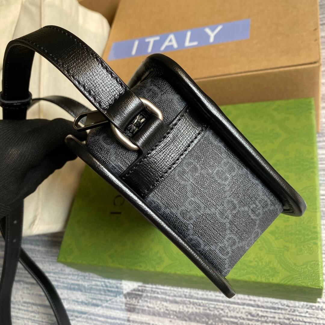 GC658551 shoulder bag black/pvc?brown/pvc