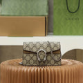 GC476432 shoulder bag Leather grey?black