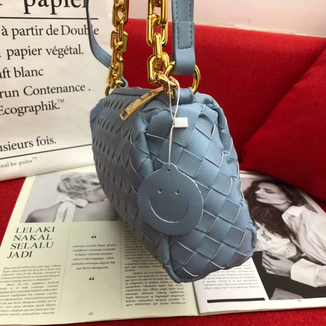 Bottega Veneta Crossbody Bag Blue, For Women, Bags 9.4in/24cm