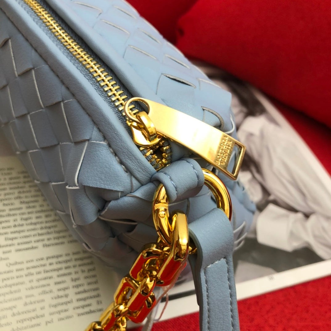 Bottega Veneta Crossbody Bag Blue, For Women, Bags 9.4in/24cm