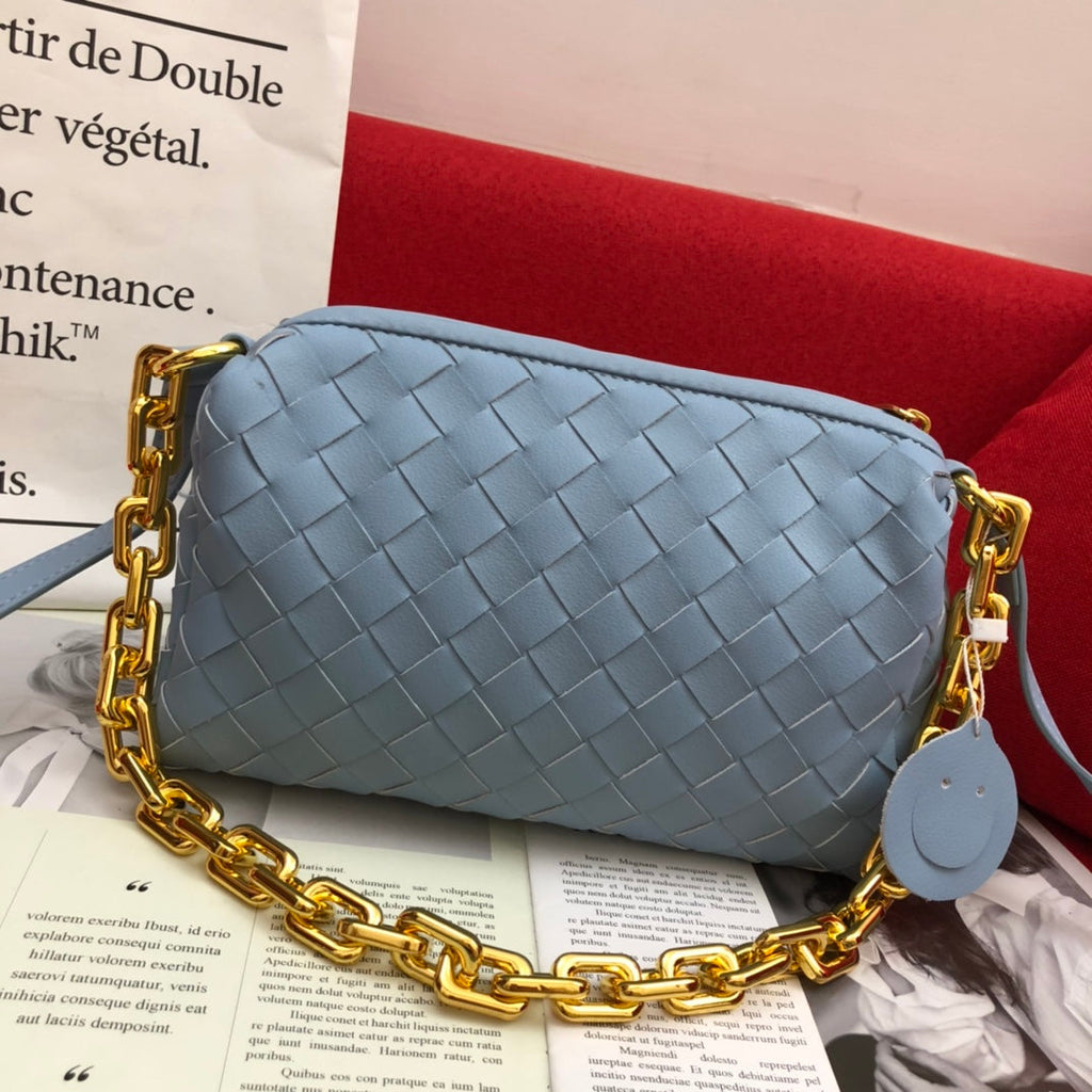 Bottega Veneta Crossbody Bag Blue, For Women, Bags 9.4in/24cm