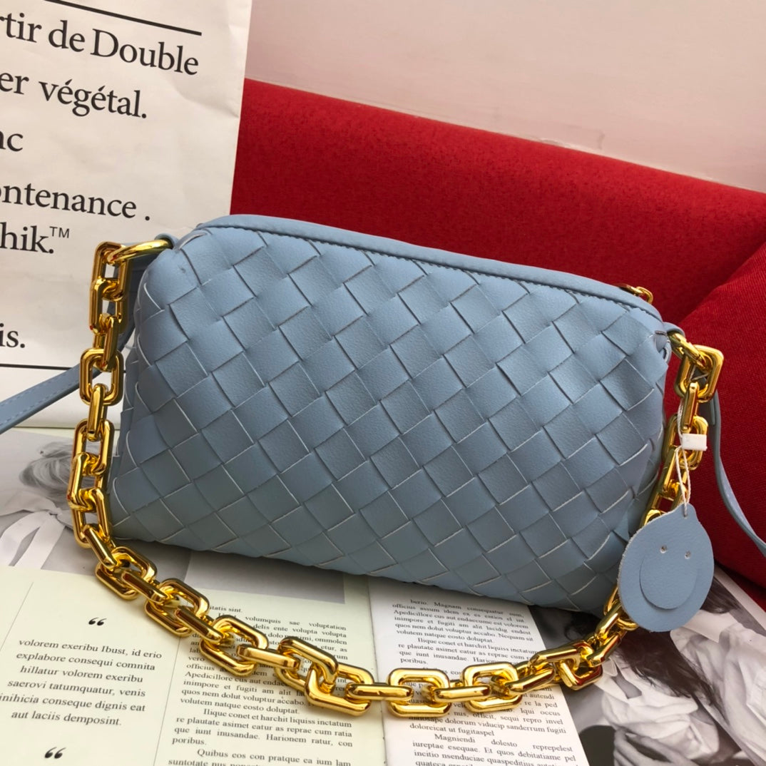 Bottega Veneta Crossbody Bag Blue, For Women, Bags 9.4in/24cm