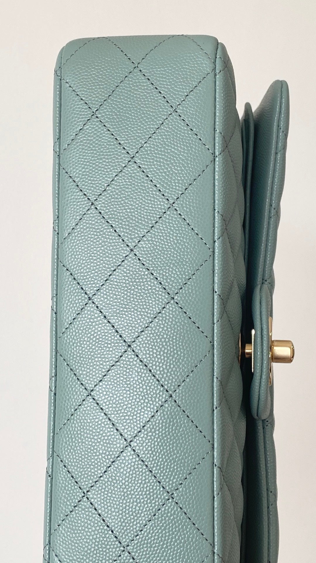 ChanelSmall Classic Handbag Light Green For Women Bags 9.1in/23cm