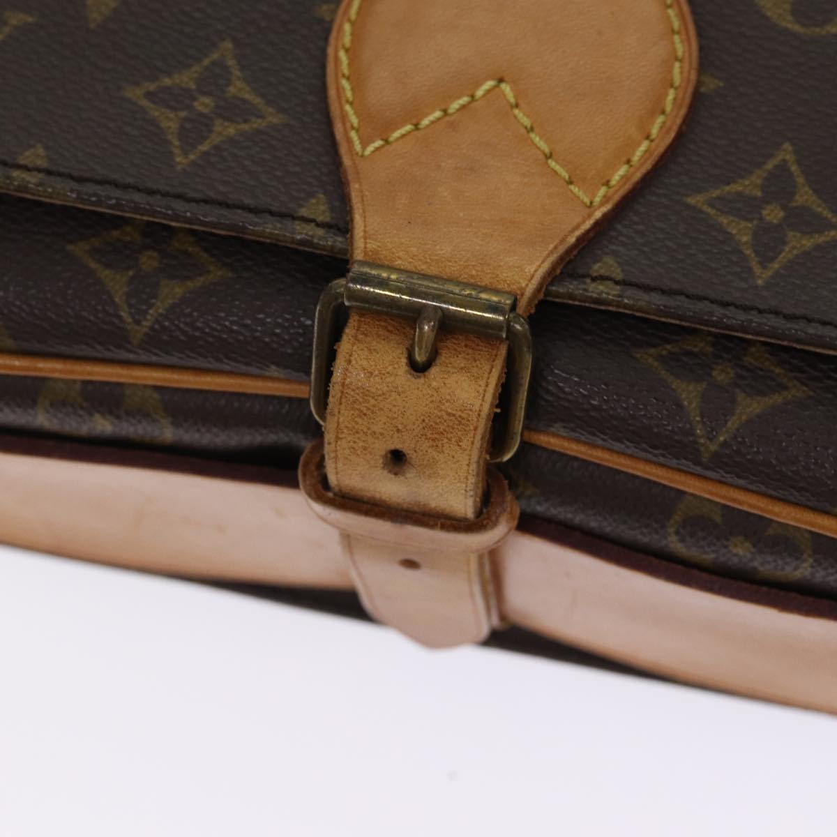LOUIS VUITTON Monogram Cartouchiere GM Shoulder Bag M51252 LV Auth yk14404