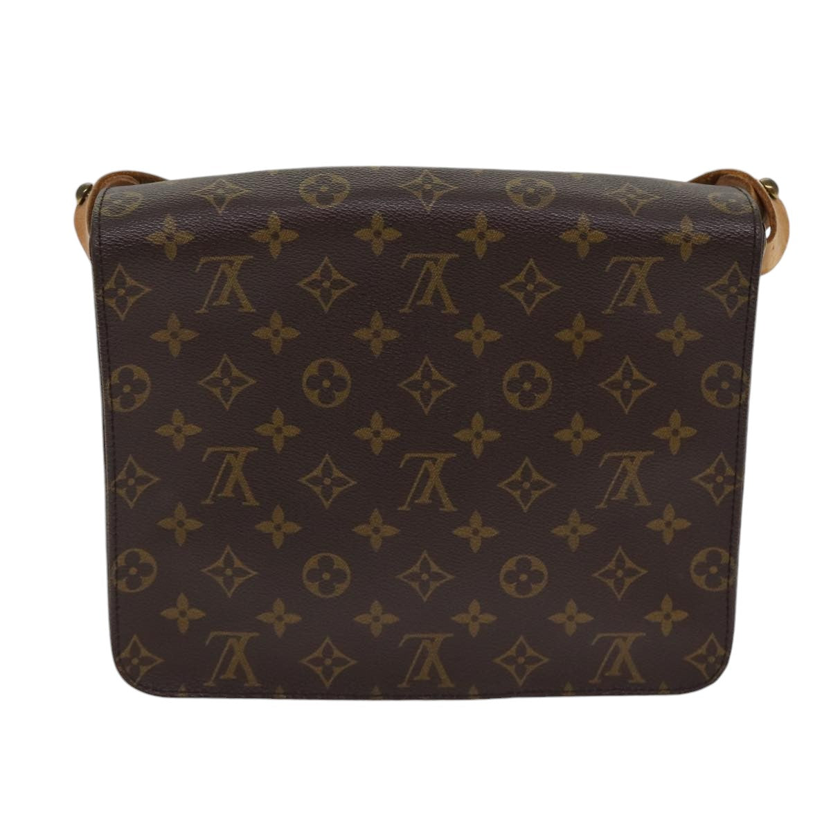 LOUIS VUITTON Monogram Cartouchiere GM Shoulder Bag M51252 LV Auth yk14404