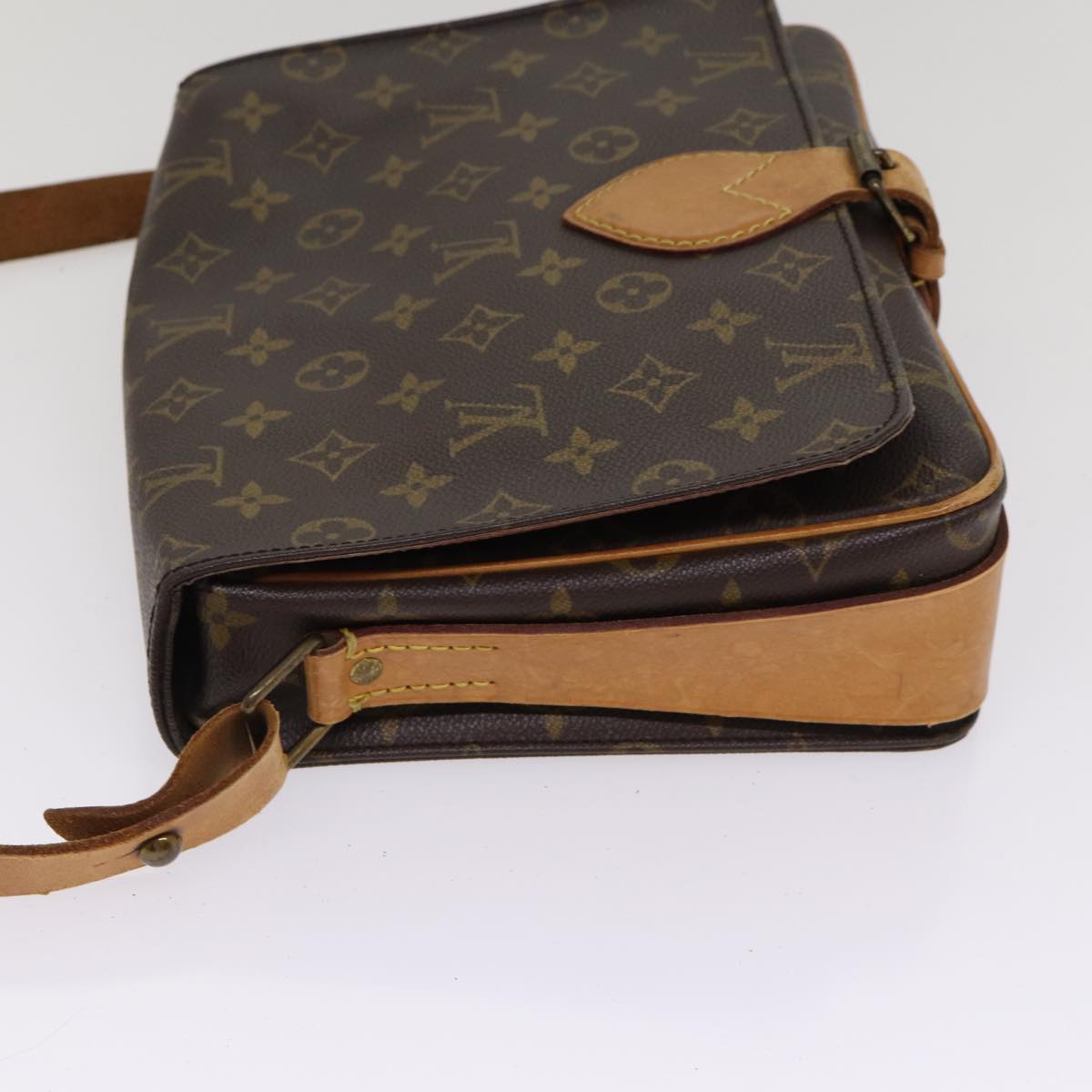 LOUIS VUITTON Monogram Cartouchiere GM Shoulder Bag M51252 LV Auth yk14404