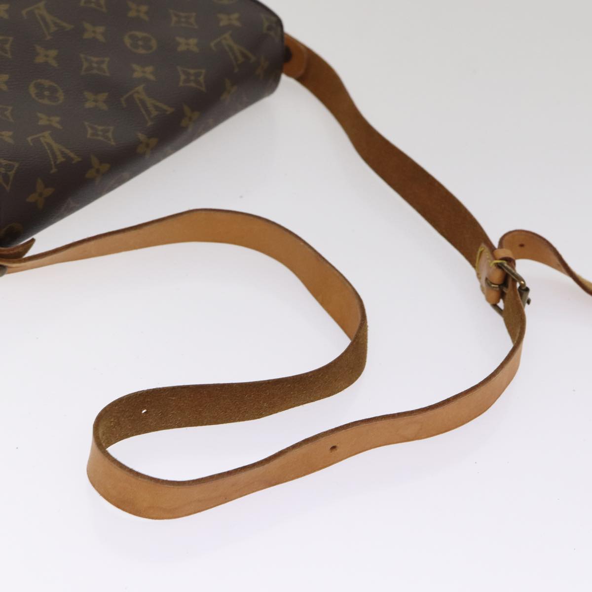 LOUIS VUITTON Monogram Cartouchiere GM Shoulder Bag M51252 LV Auth yk14404