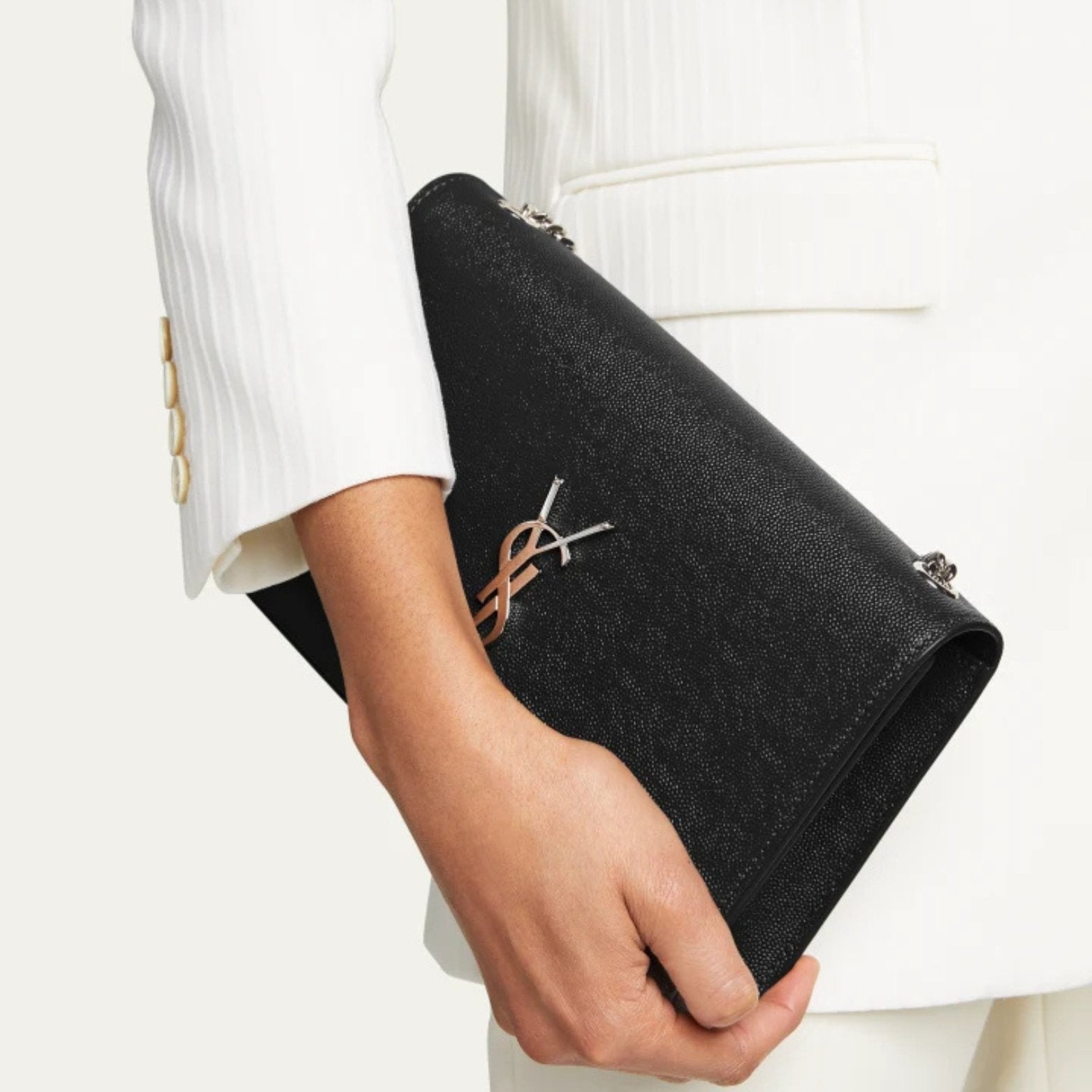 Saint Laurent Kate medium - Silver